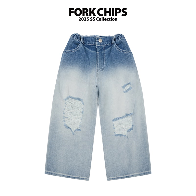 Fork Chips - Korean Children Fashion - #kidzfashiontrend - Dicks Jeans - 2