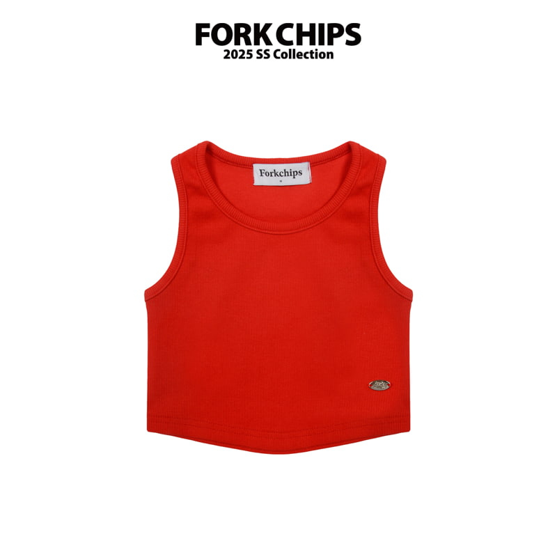 Fork Chips - Korean Children Fashion - #kidzfashiontrend - Stone Mango Sleeveless - 5