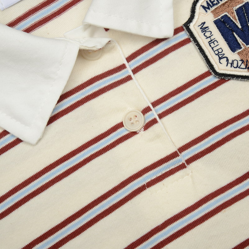 Fork Chips - Korean Children Fashion - #kidzfashiontrend - Harry Crop Collar Tee - 8