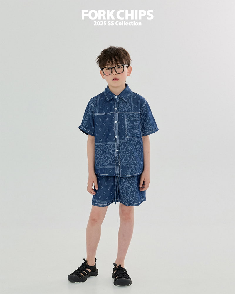 Fork Chips - Korean Children Fashion - #kidzfashiontrend - Paisley Pants - 10