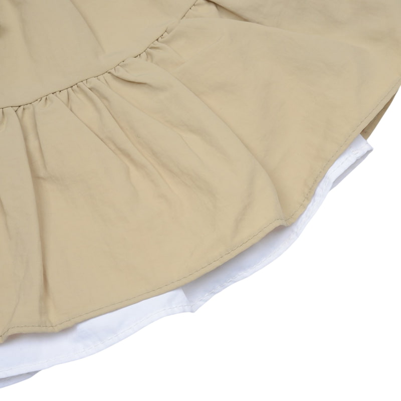 Fork Chips - Korean Children Fashion - #littlefashionista - French Double Skirt - 7