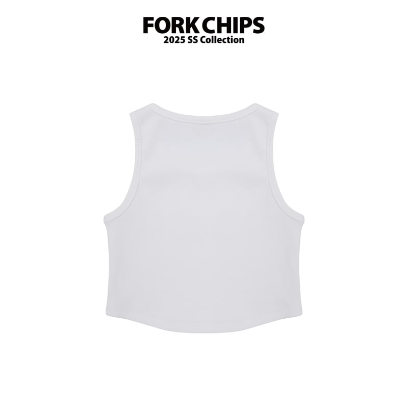 Fork Chips - Korean Children Fashion - #littlefashionista - Stone Mango Sleeveless - 7