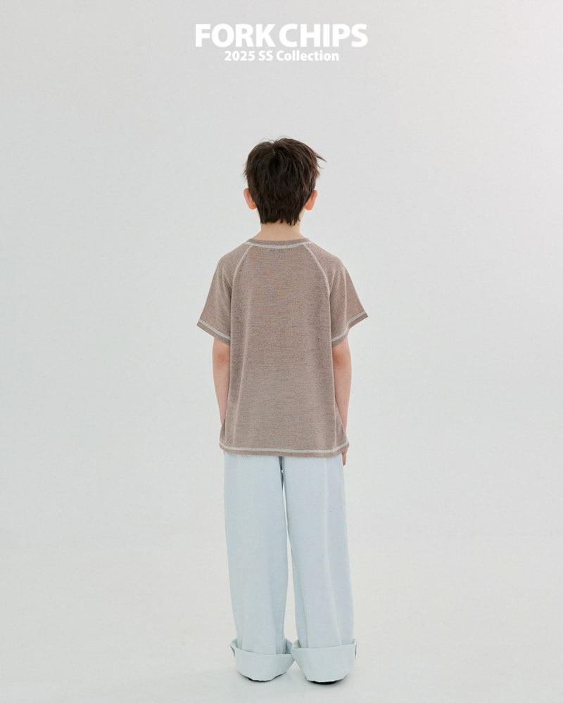 Fork Chips - Korean Children Fashion - #littlefashionista - Maison Label Tee - 11