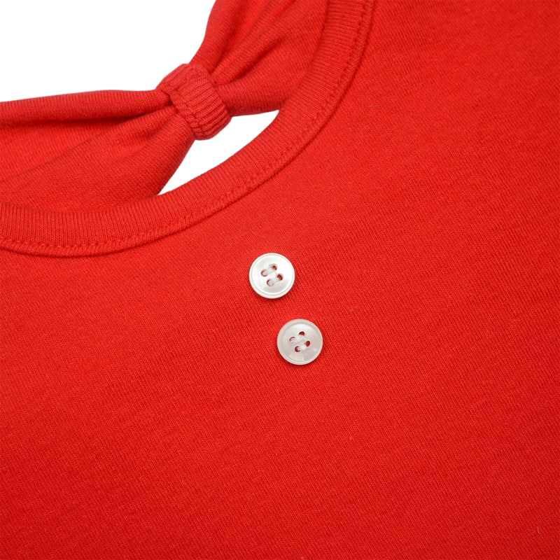 Fork Chips - Korean Children Fashion - #littlefashionista - Back Frill Tee - 7