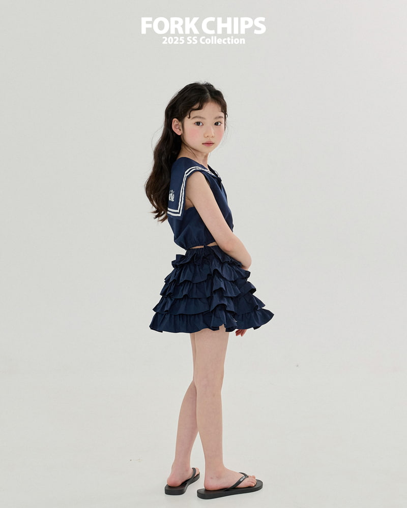 Fork Chips - Korean Children Fashion - #Kfashion4kids - Ete Cancan Skirt - 4
