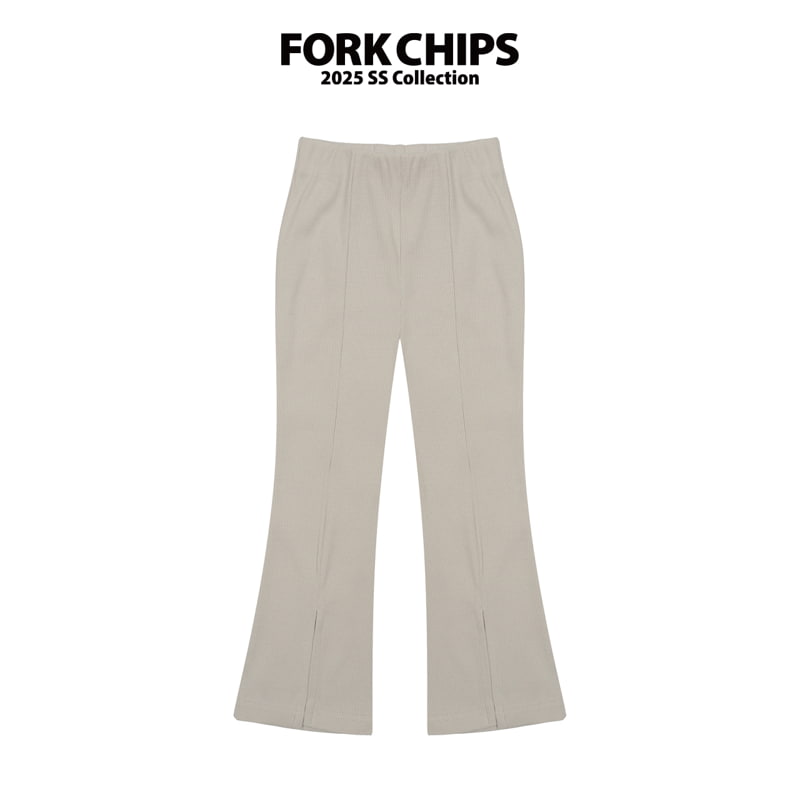 Fork Chips - Korean Children Fashion - #magicofchildhood - Salty Bootcut Leggings - 3