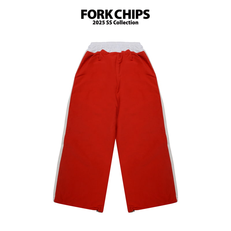 Fork Chips - Korean Children Fashion - #minifashionista - Sporty Nylon Pants - 5