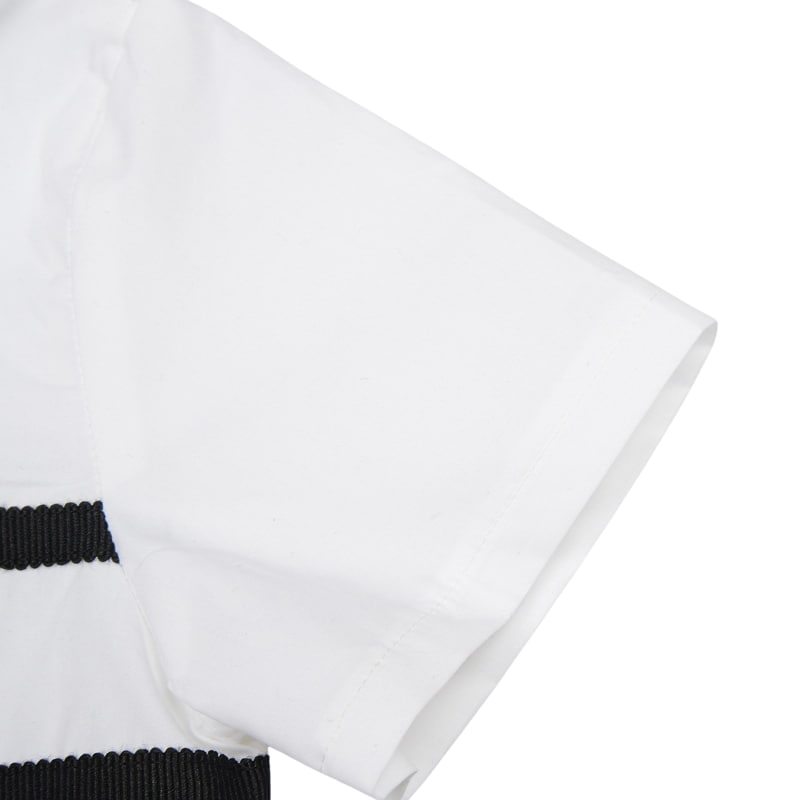 Fork Chips - Korean Children Fashion - #minifashionista - Double Ribbon Blouse - 8