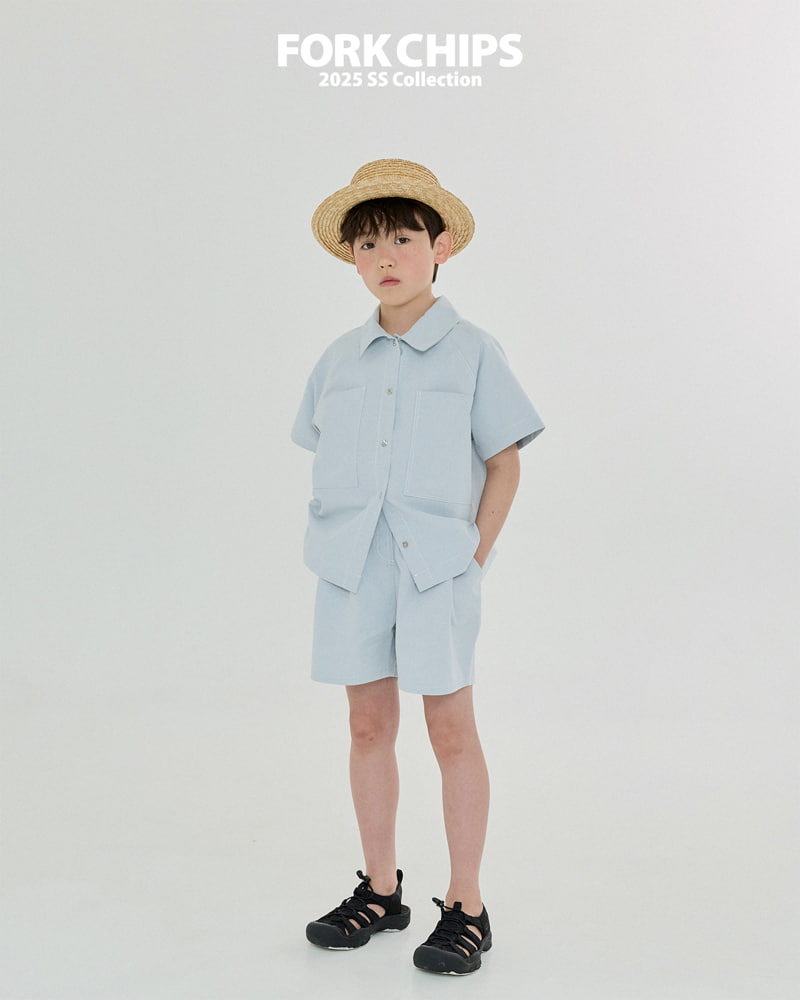 Fork Chips - Korean Children Fashion - #magicofchildhood - Boy Raglan Shirt - 4