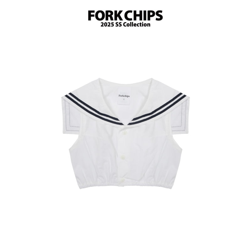 Fork Chips - Korean Children Fashion - #minifashionista - Ete Sailor Blouse