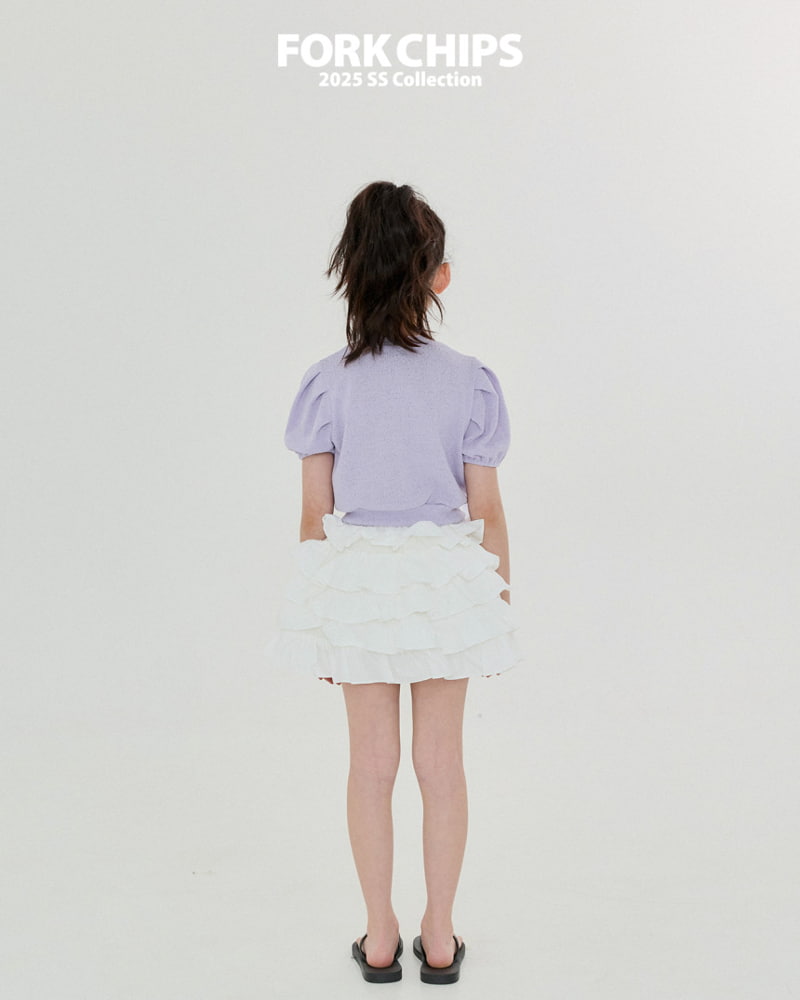 Fork Chips - Korean Children Fashion - #minifashionista - Lilac Cardigan - 11