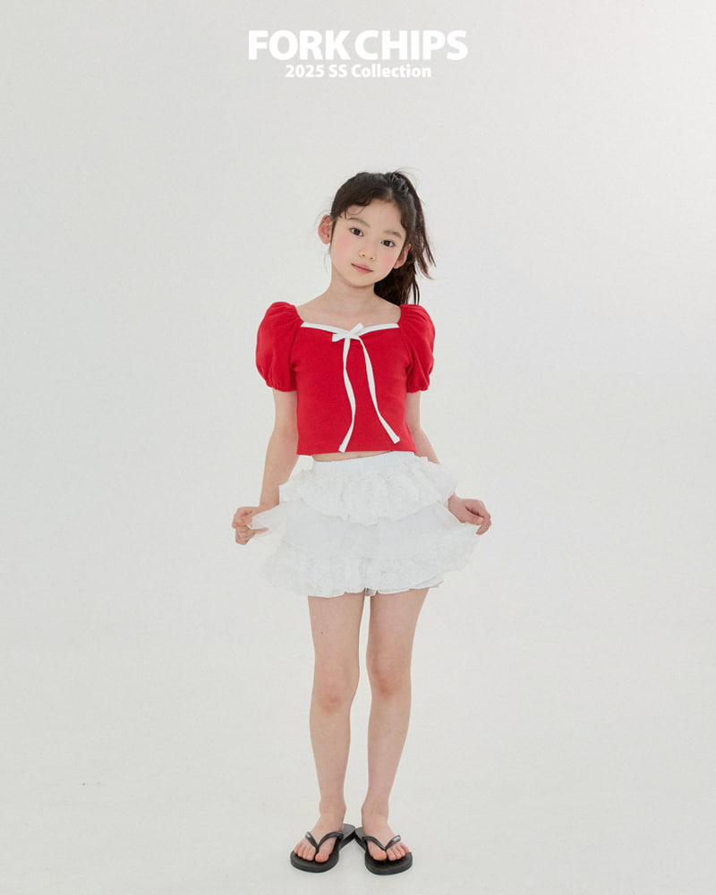 Fork Chips - Korean Children Fashion - #prettylittlegirls - Tinkerbell Tutu Skirt - 11