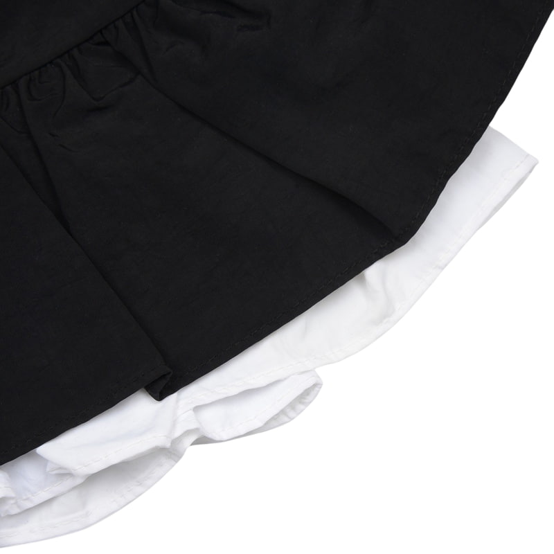 Fork Chips - Korean Children Fashion - #prettylittlegirls - French Double Skirt - 10
