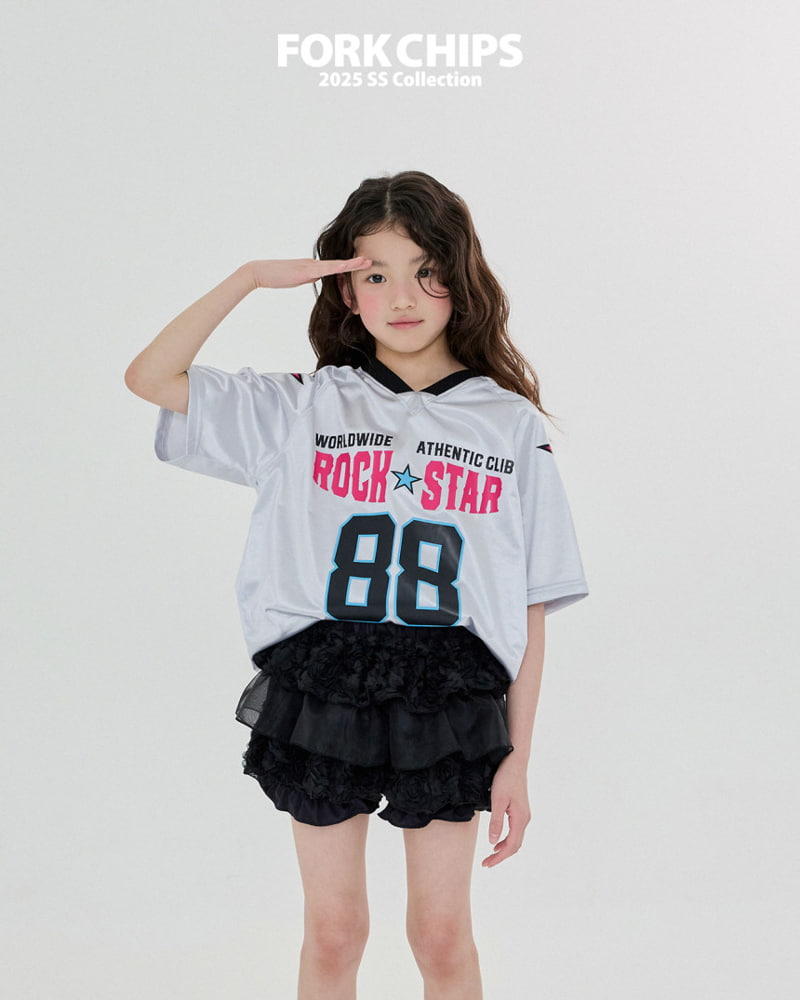 Fork Chips - Korean Children Fashion - #prettylittlegirls - Rockstar Tee - 8
