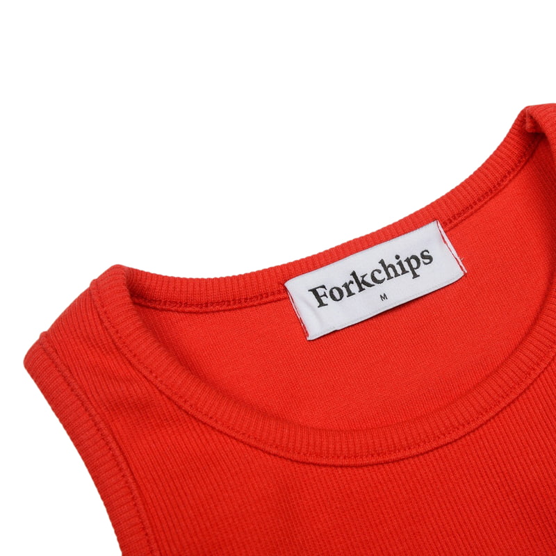 Fork Chips - Korean Children Fashion - #prettylittlegirls - Stone Mango Sleeveless - 10