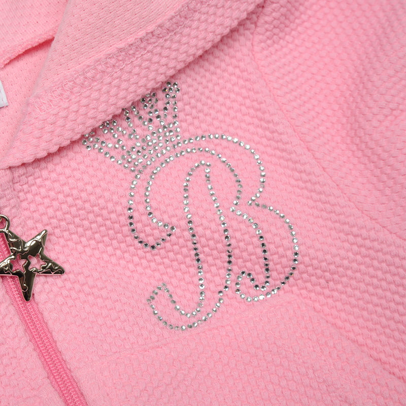 Fork Chips - Korean Children Fashion - #prettylittlegirls - Bling Hood Zip-up Jacket - 7