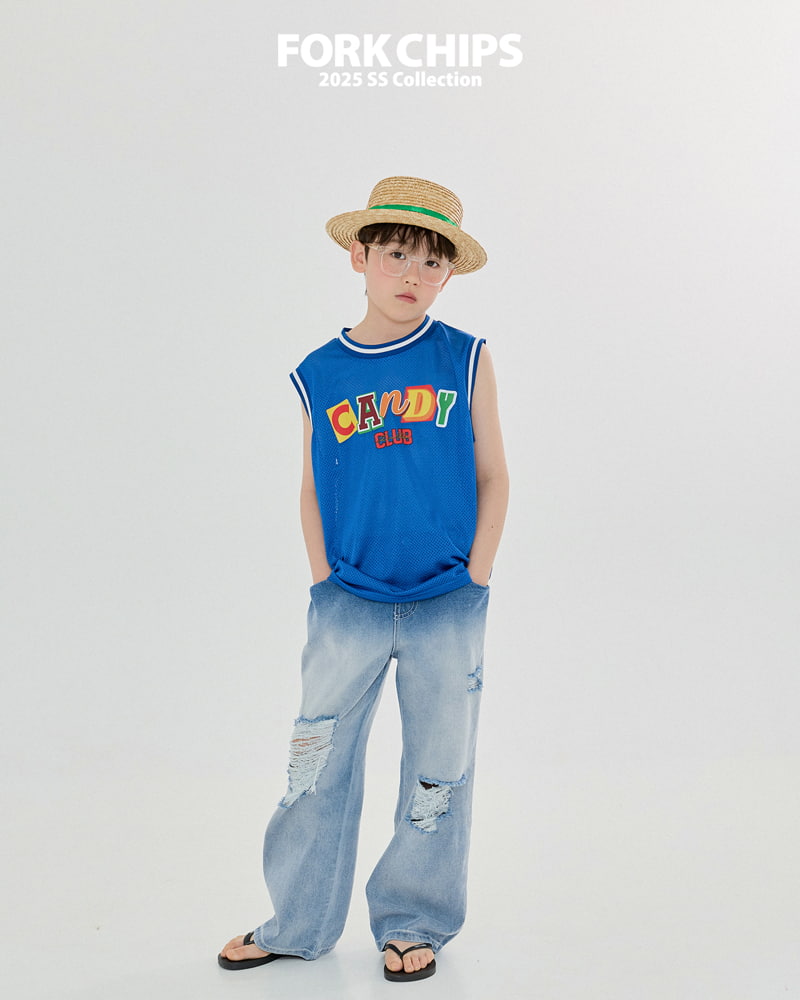 Fork Chips - Korean Children Fashion - #stylishchildhood - Dicks Jeans - 10