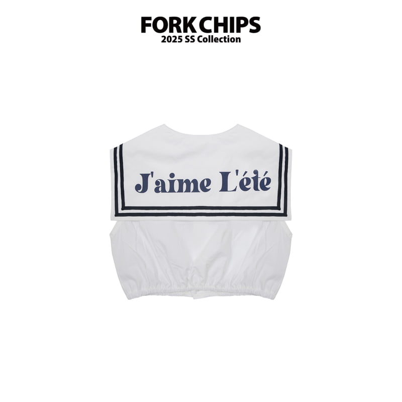 Fork Chips - Korean Children Fashion - #stylishchildhood - Ete Sailor Blouse - 5