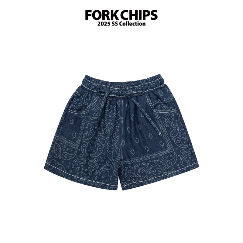 Fork Chips - Korean Children Fashion - #stylishchildhood - Paisley Pants - 2