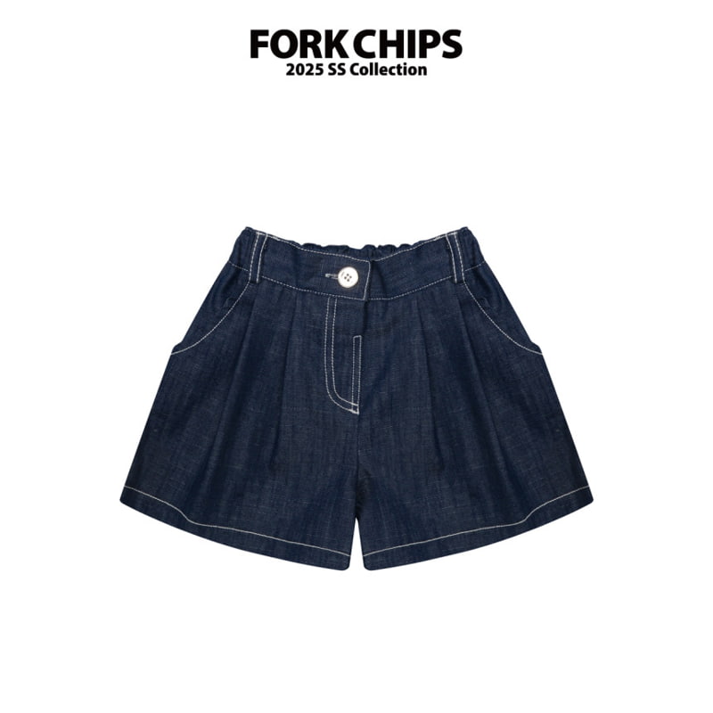 Fork Chips - Korean Children Fashion - #stylishchildhood - Voice Stitch Pants
