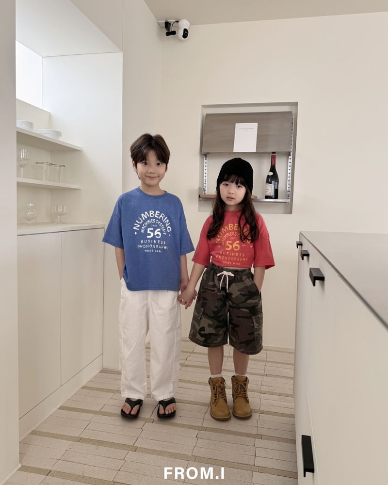 From I - Korean Children Fashion - #Kfashion4kids - Numbering Tee - 12