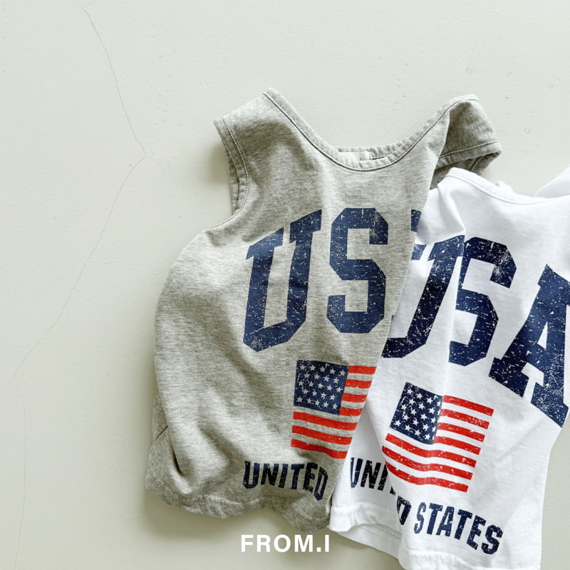 From I - Korean Children Fashion - #Kfashion4kids - USA Sleeveless - 9