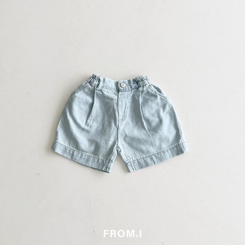 From I - Korean Children Fashion - #Kfashion4kids - Linen Embroidered Denim Pants - 7