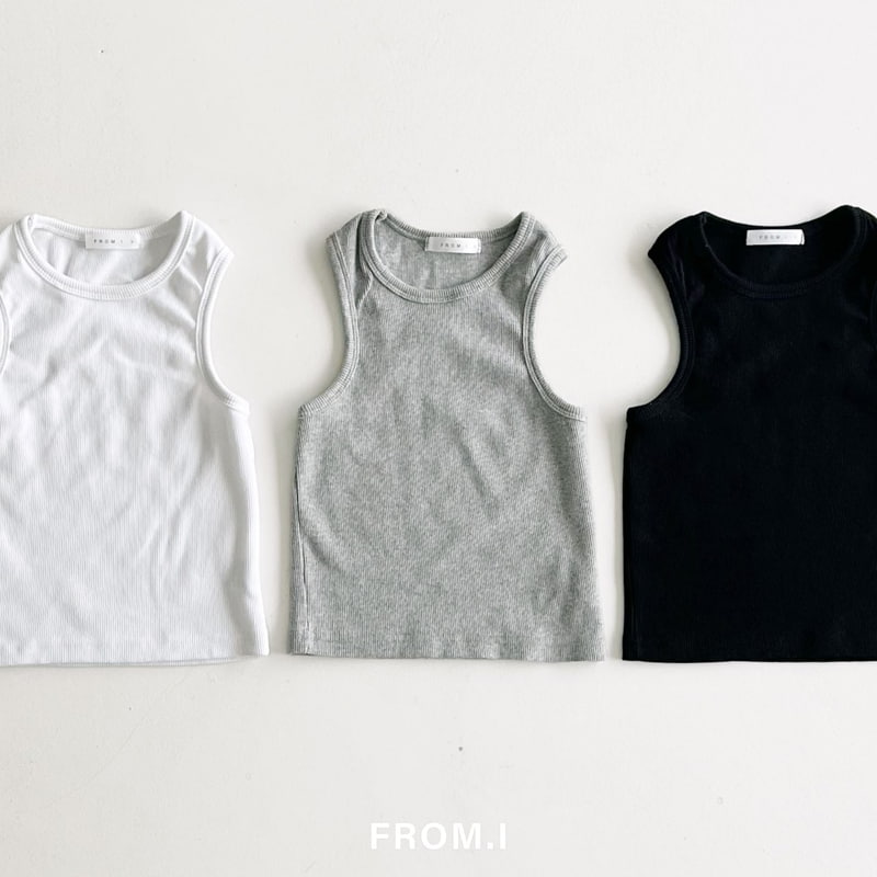 From I - Korean Children Fashion - #Kfashion4kids - Gold Sleeveless Tee - 5