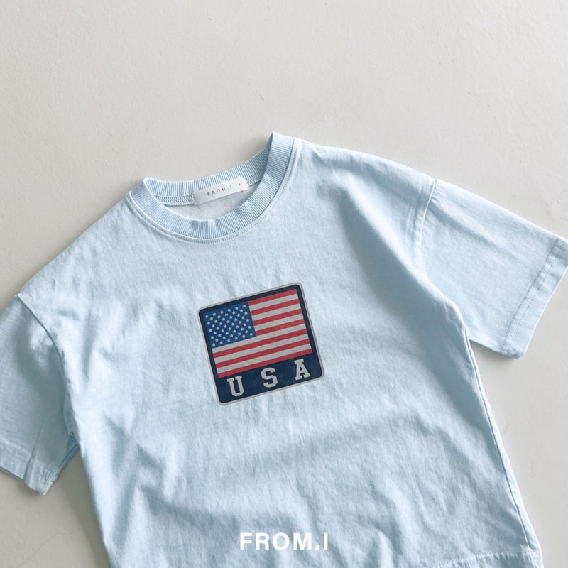 From I - Korean Children Fashion - #Kfashion4kids - Pig USA Tee - 7