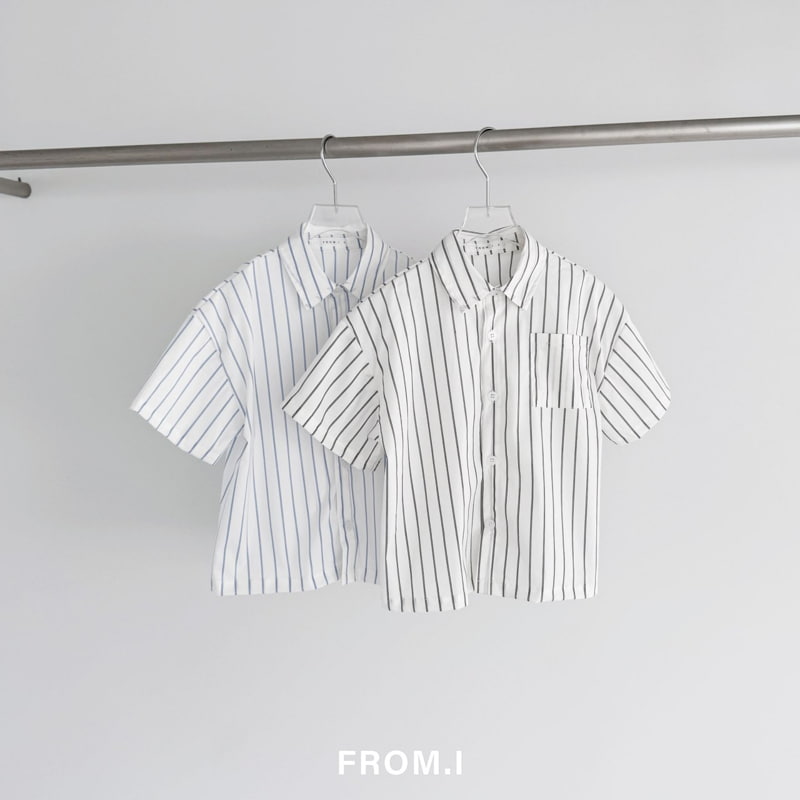 From I - Korean Children Fashion - #Kfashion4kids - Striped Shirt