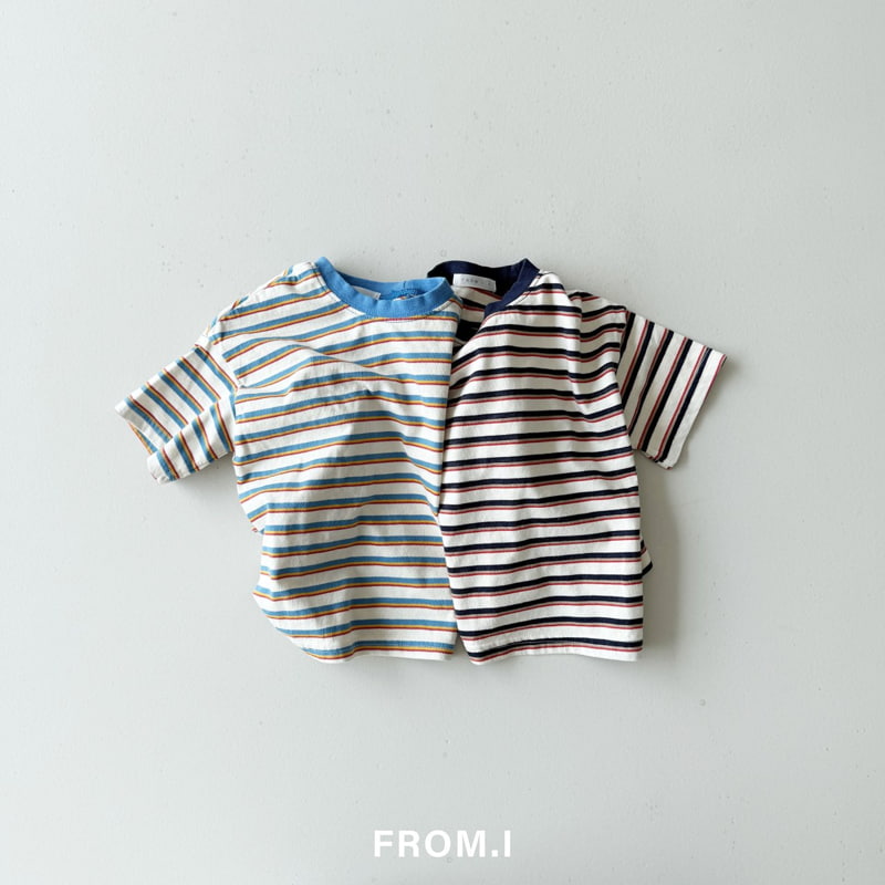 From I - Korean Children Fashion - #Kfashion4kids - Stripe Tee - 8