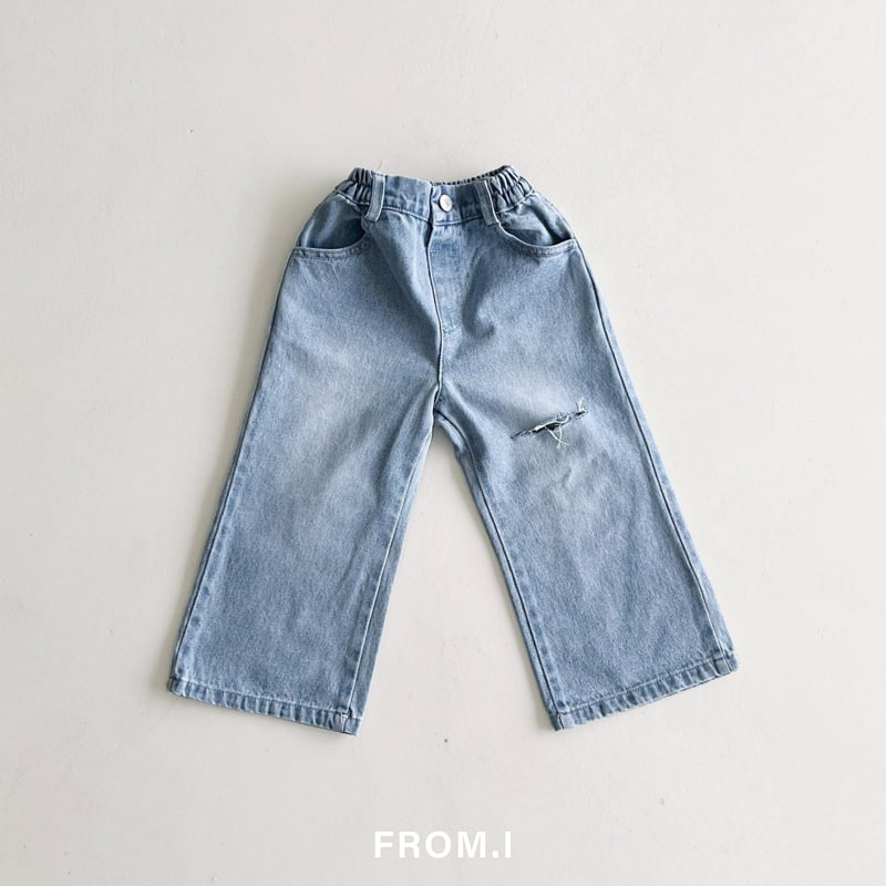 From I - Korean Children Fashion - #Kfashion4kids - Wide Cut Flare Jeans - 5