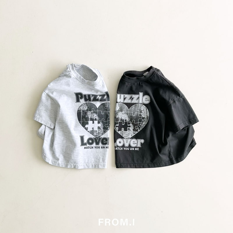 From I - Korean Children Fashion - #kidzfashiontrend - Puzzle Tee - 4