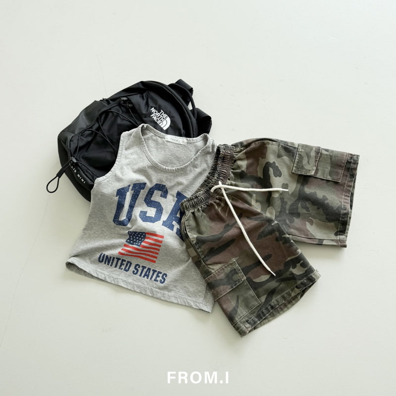 From I - Korean Children Fashion - #childofig - Camo Half Pants - 8