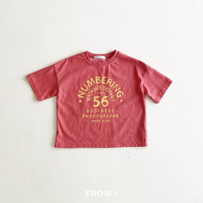 From I - Korean Children Fashion - #stylishchildhood - Numbering Tee - 4