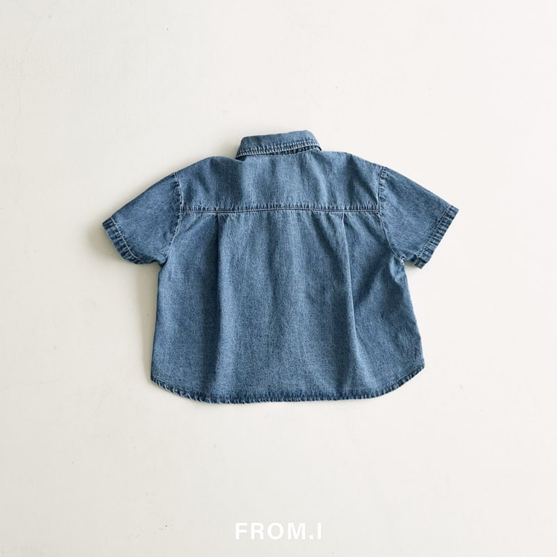 From I - Korean Children Fashion - #childofig - Western Denim Shirt - 4