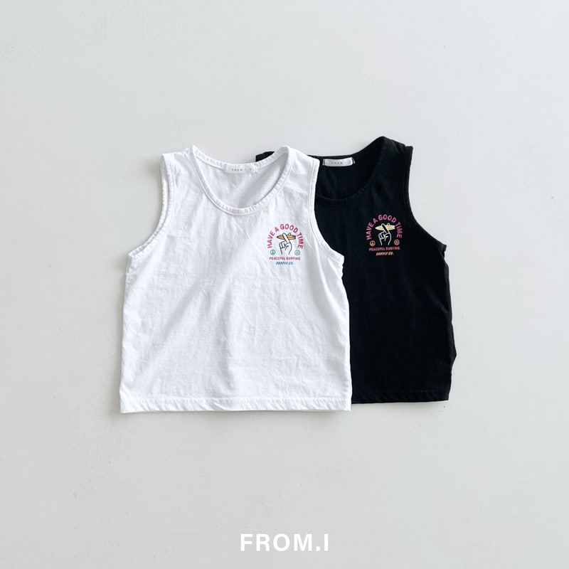 From I - Korean Children Fashion - #childofig - Good Time Sleeveless - 4