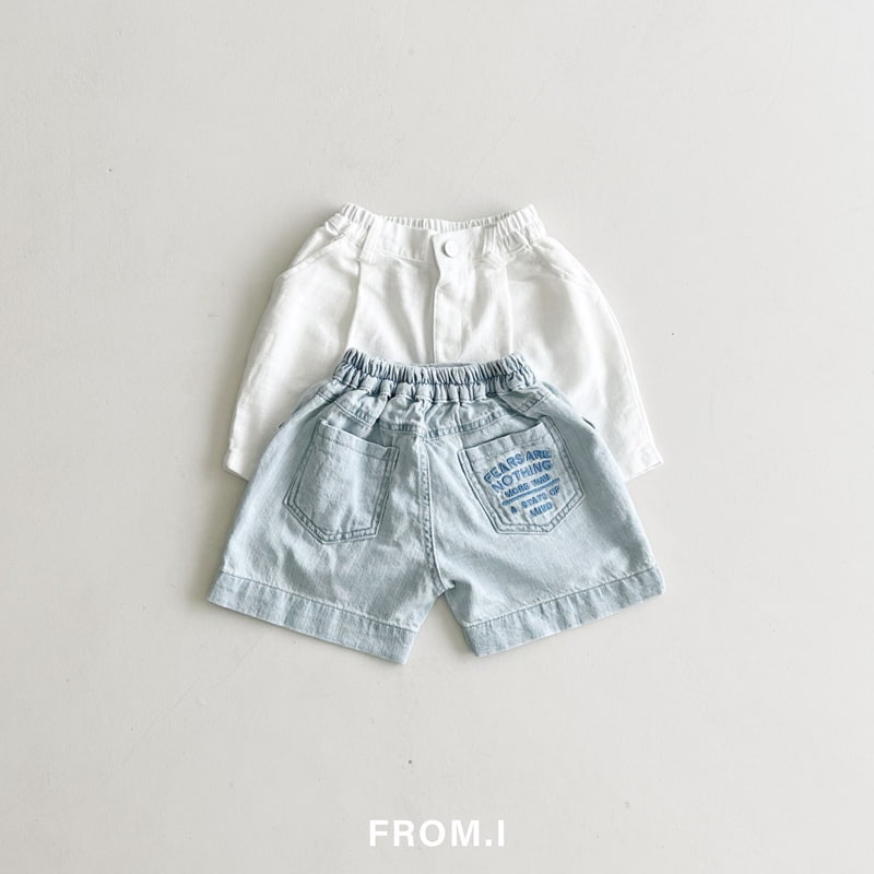 From I - Korean Children Fashion - #designkidswear - Linen Embroidered Denim Pants