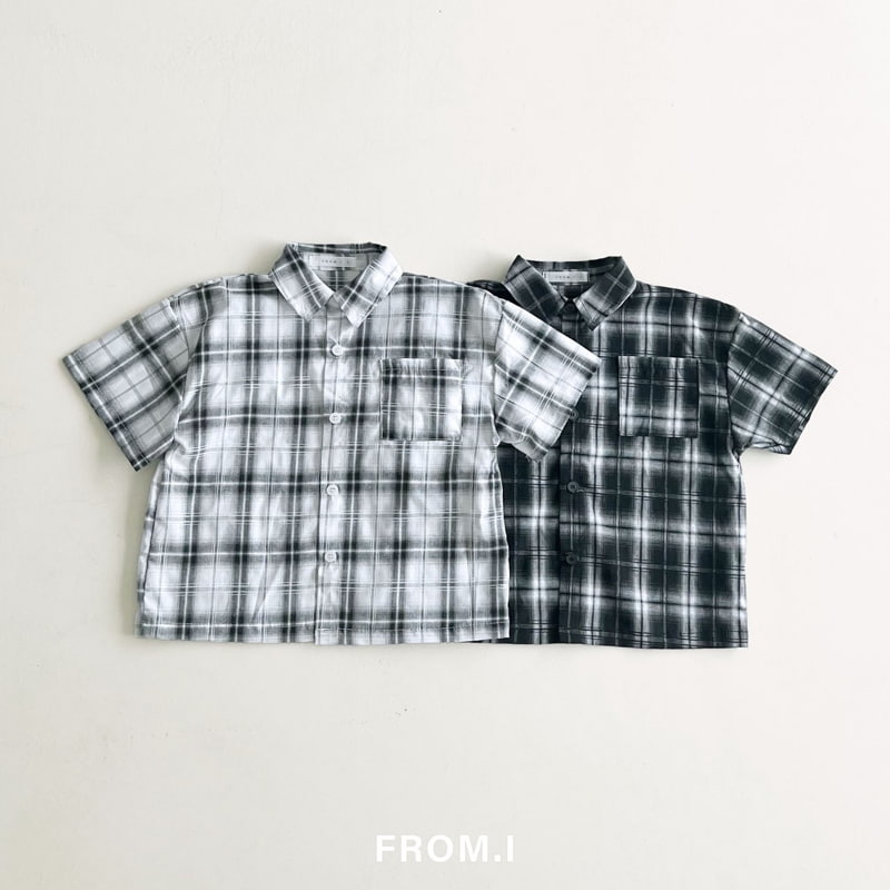 From I - Korean Children Fashion - #discoveringself - Check Shirt - 10