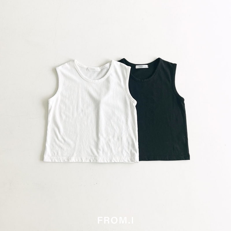 From I - Korean Children Fashion - #discoveringself - Round Over Sleeveless - 3