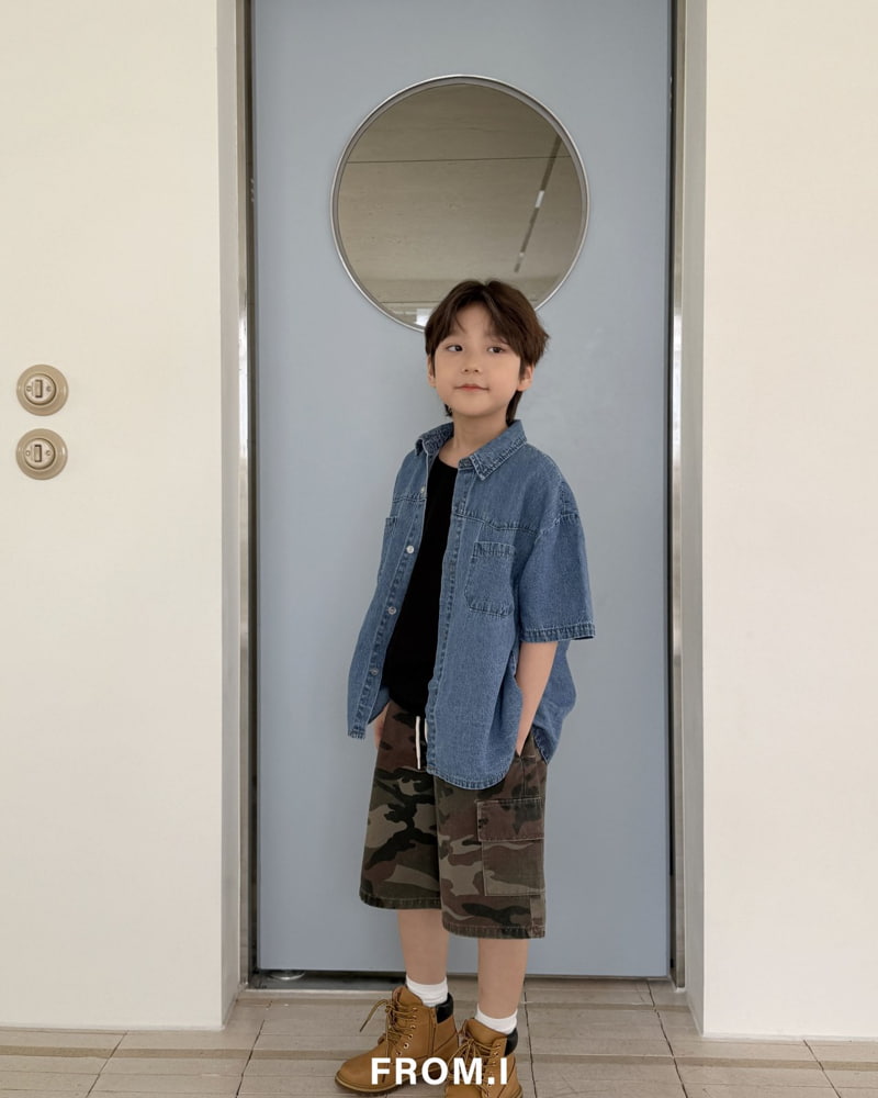 From I - Korean Children Fashion - #fashionkids - Camo Half Pants - 12