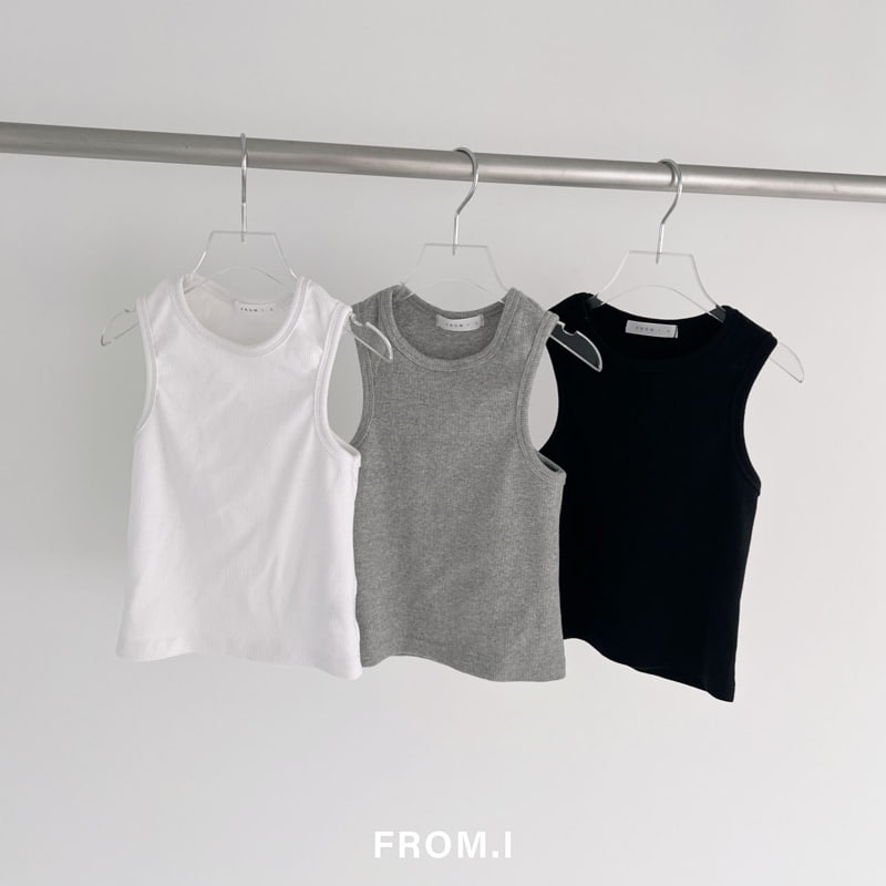 From I - Korean Children Fashion - #fashionkids - Gold Sleeveless Tee