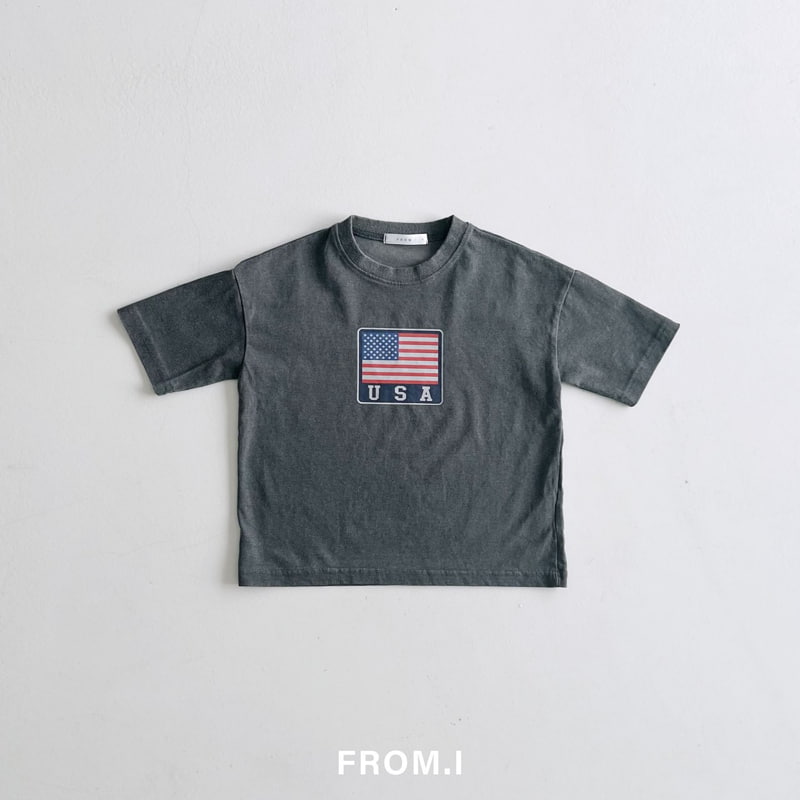 From I - Korean Children Fashion - #fashionkids - Pig USA Tee - 3