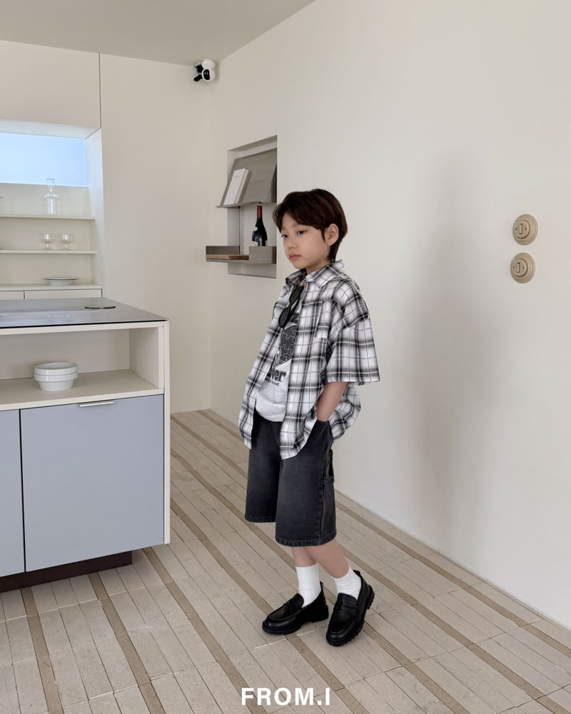 From I - Korean Children Fashion - #fashionkids - Check Shirt - 11