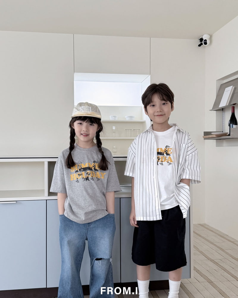 From I - Korean Children Fashion - #kidsshorts - Holiday Tee - 12