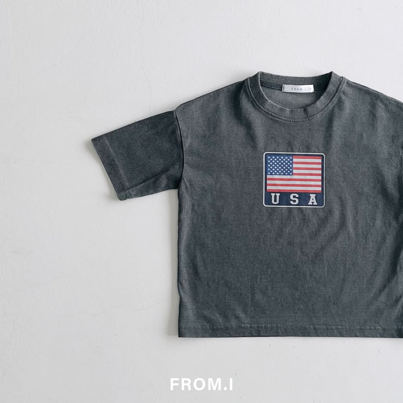 From I - Korean Children Fashion - #fashionkids - Pig USA Tee - 4