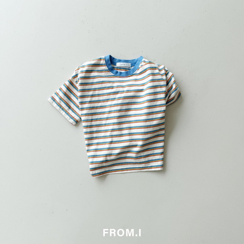 From I - Korean Children Fashion - #kidsshorts - Stripe Tee - 5
