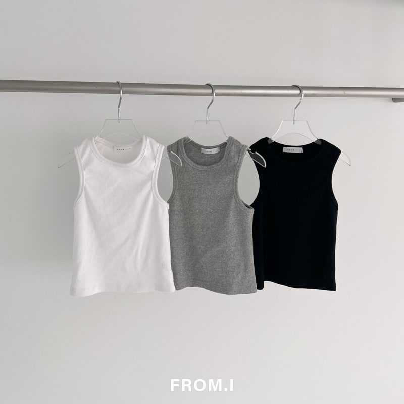 From I - Korean Children Fashion - #kidsstore - Gold Sleeveless Tee - 3