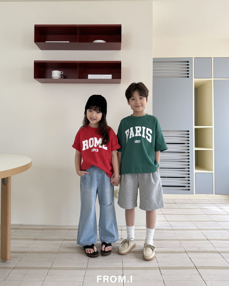 From I - Korean Children Fashion - #kidzfashiontrend - Paris Rom Tee - 12