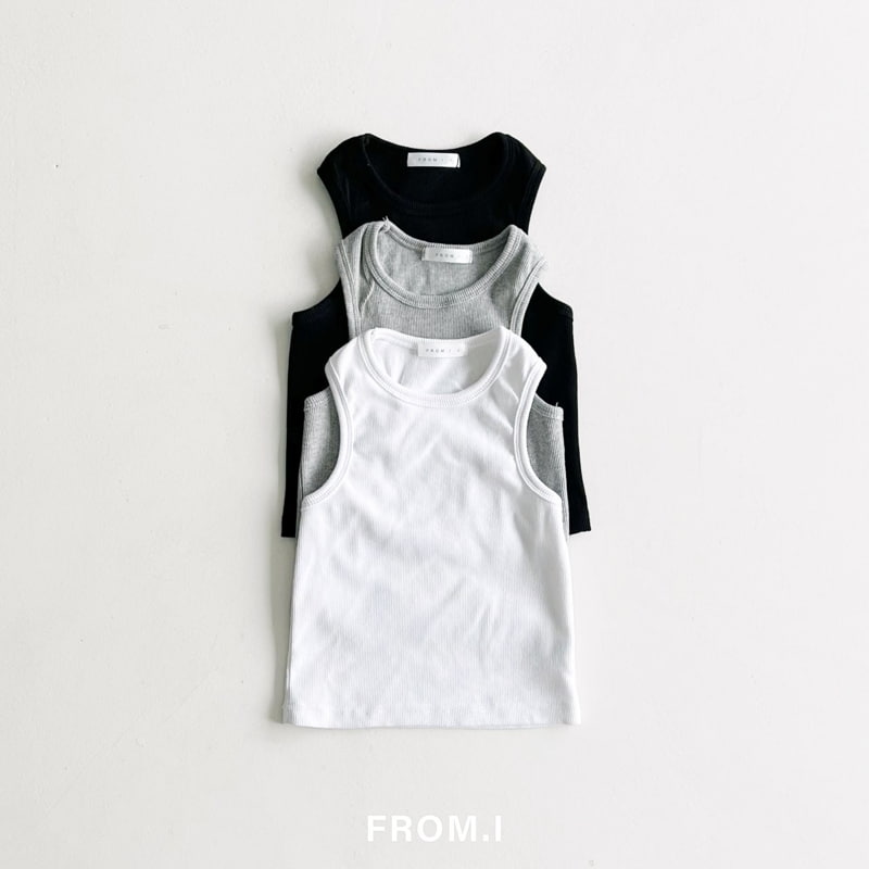 From I - Korean Children Fashion - #kidsstore - Gold Sleeveless Tee - 4